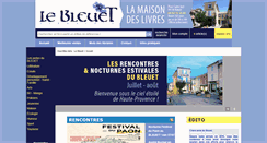 Desktop Screenshot of lebleuet.fr