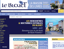 Tablet Screenshot of lebleuet.fr